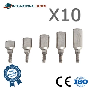 Lote de 10 Cabezal Adaptador Accesorio Dental Delgado Tapa Curativa 3.0mm Int Hex - Imagen 1 de 3