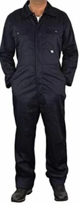 Herren Marineblau Kesselanzug Overall Coverall Langarm Sicherheit Schutz Arbeitskleidung - Bild 1 von 1
