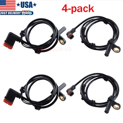 4 ABS Wheel Speed Sensor Front Rear Right & Left Fit CL550 09-10 S550 07-10 AWD - Imagem 1 de 4