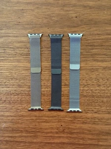 Véritable Apple Watch Milanese Loop Series 1-10/SE convient 38/40/41 mm - Photo 1 sur 7
