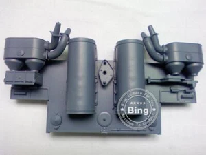 1/16 Plastic Rear Panel Spare Part for Henglong German Tiger I 3818 RC Tank DIY - Picture 1 of 2