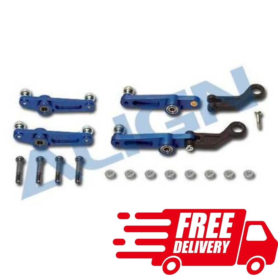 Align Metal Control Lever SE V2 BLUE RC Helicopter Part HS1215-84 T-Rex 450 - Image 1 of 1