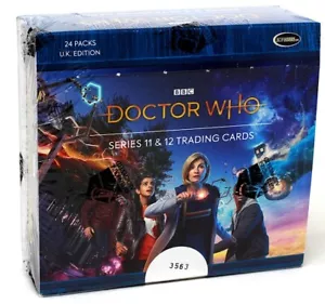 DOCTOR WHO SERIES 11 & 12 TRADING CARDS UK EDITION BOX BLOWOUT CARDS - Picture 1 of 2
