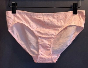 Hanes Girl Size 14 Vintage Y2K Hi-Cut Floral Cotton Bikini Panty Underwear - Picture 1 of 5