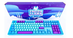 MK Typist Fullsize Frozen Llama TTC SPEED SILVER PBT RGB - Ships Same Day - Picture 1 of 1