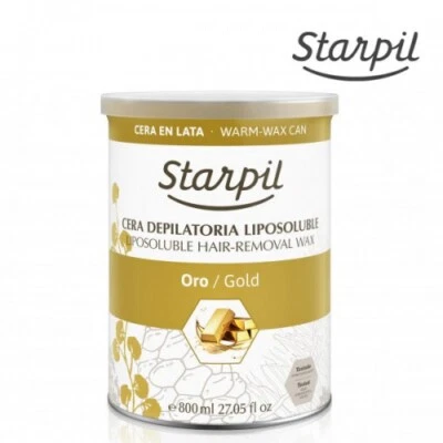 GOLD CERA ORO STARPIL STRIP WAX, TIN 800 ML