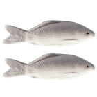 Simulation Fish Model Toy - 2pcs Decor Recognition Fake Animal Shape