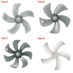 Universal Fan Blade Plastic 5/7Leave+Nut Replacement Pedestal/Table Fanners - Picture 1 of 40