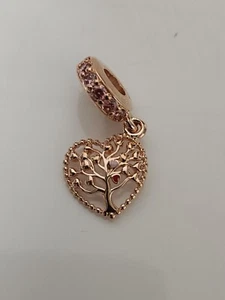 AUTHENTIC PANDORA ROSE TREE OF LOVE DANGLE CHARM #786592CZSMX - Picture 1 of 6