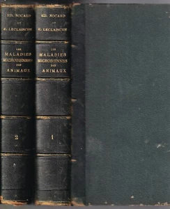 Les Maladies Microbiennes des Animaux NOCARD & LECLAINCHE Diagnostic Vaccin 1903 - Picture 1 of 12