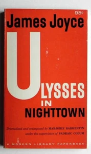 JAMES JOYCE Ulysses in Nighttown  Marjorie Barkentin Modern Library P45 M/Unread - Imagen 1 de 3