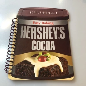 Easy Baking Hersheys Cocoa Recipes Cookbook Spiral Bound 2004 Promotional Ad - Picture 1 of 4