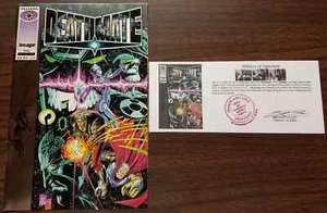Deathmate (1993) Epilogue SIGNED Bob Layton with Notarized Witness of Signature - Picture 1 of 6