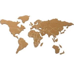 creative cork board strips Cork Board Cork Memo Board World Map Pin Board Home - Picture 1 of 12