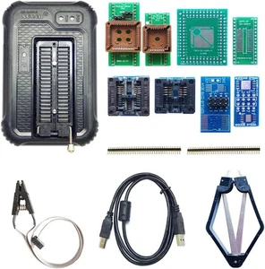 T48 Programmer 8 Adapter kompatibel mit XGecu USB EPROM Flash schwarz - Bild 1 von 9