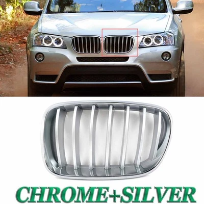 For BMW X3 F25 X4 F26 2011-2014 Pre-LCI Left Driver Front Kidney Grille Grill Foto 1 de 4