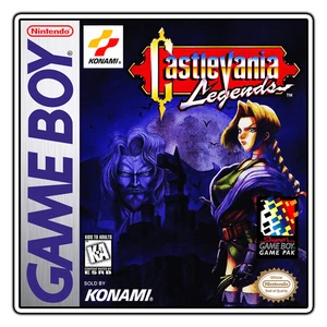 Castlevania Legends Game Boy Box Art Sticker Waterproof Vinyl Decal - Picture 1 of 1