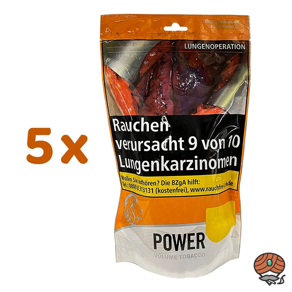 Power Volume Volumentabak Beutel 5x 180g - Bild 1 von 1