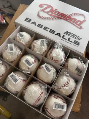 Brand New 12 Pack Diamond NFHS D-1 Pro Baseballs Official League - Image 1 of 2