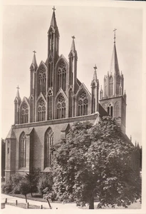 Foto-AK NEUBRANDENBURG Marienkirche, Ostgiebel 30er - Picture 1 of 1