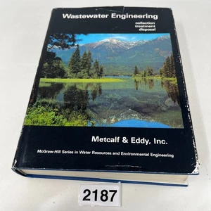 Wastewater Engineering: Collection, Treatment, Disposal - Metcalf & Eddy 1972 HC - Picture 1 of 23