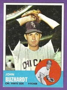 1963 Topps - #35 John Buzhardt - Chicago White Sox - ExMt CENTERED - Bild 1 von 2