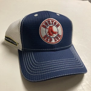 NEW Boston Red Sox + Pennington Baseball Hat Mesh Back Snap Back Official - Picture 1 of 5