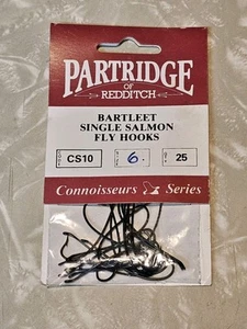 Vintage Rebhuhn von Redditch Bartleet Supreme Lachs Fliegenhaken - CS10 Größe 6 - Bild 1 von 7