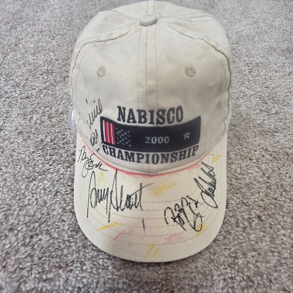 Nabisco Championship 2000 Hat Strapback Golf Dinah Shore Player Autographed VTG - Image 1 of 4