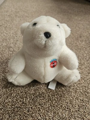 Coca Cola Plush Bear Soft Toy - Image 1 of 3