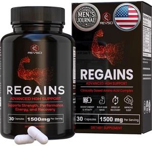 Regains HGH Supplement – Natural GH Booster for Men & Women | Energy & Recovery - Picture 1 of 5