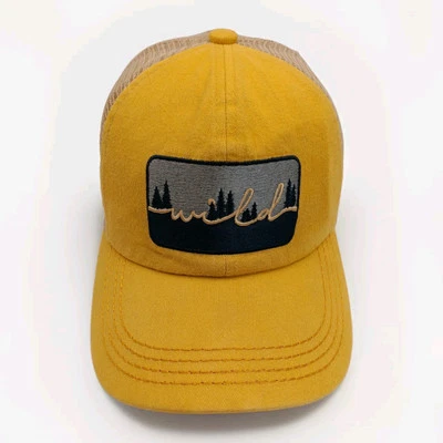 C.C. Multi-Level Criss Cross Kids and Adult Women's Baseball Ponytail Hat Cap - Image 1 of 4