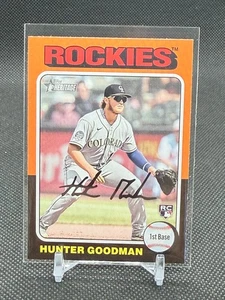 2024 Topps Heritage Hunter Goodman ROOKIE #379 - Colorado Rockies - Picture 1 of 2