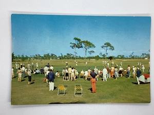 Postcard PGA Open Championship Beach Club Hotel Golf Course Naples Florida H352 - Picture 1 of 2