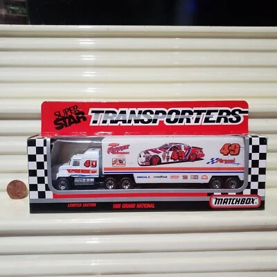 Matchbox White Rose #49 ED FEREE FERGAED RCG. 1992 CY107 Super Star Transporter  - Image 1 of 4