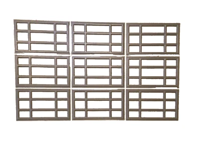 9 Insertos de repuesto Amarr Prairie panel corto puerta de garaje Amarr gris carbón Foto 1 de 4