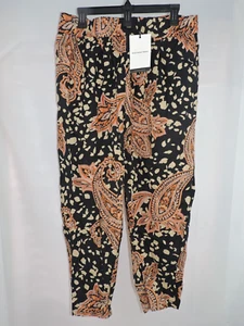 Pantalones jogger de tiro alto estampados Who What Wear para mujer talla L - Imagen 1 de 7