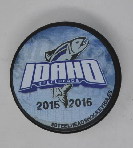 Official Idaho Steelheads Hockey Puck 2015-2016 Old Pepsi Logo Cover
