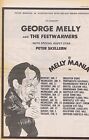 GEORGE MELLY / FEETWARMERS Large press clipping 30x40cm 1973 (29/12/73)