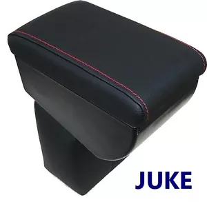 Premium Armlehne für Nissan Juke 2010-2019 schwarz +rote Nähte - MADE IN ITALY - @ - Bild 1 von 2