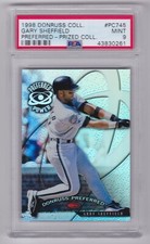1998 Donruss Collections Gary Sheffield Preferred Prized Collections /55 PSA 9