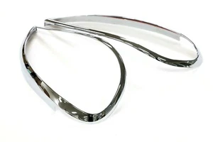 Fits 1997~2005 Mercedes Benz M Class W163 Style Head Lamp RIM Chrome - Bild 1 von 4