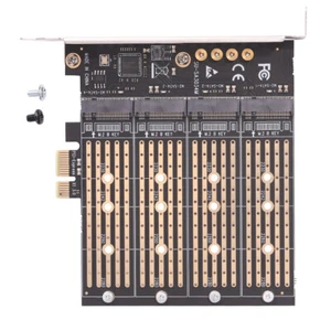 SA3034M NVME M.2 to PCI-E 1x Expansion Card Desktop PC 2230/2242/2260/2280 Part - Afbeelding 1 van 12