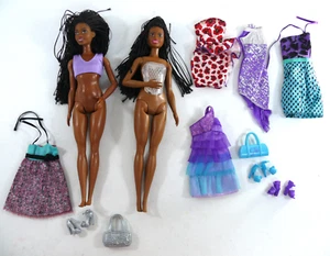 2 muñecas Barbie afroamericanas Brooklyn Big City Big Dreams cantando + ropa - Imagen 1 de 17