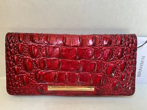 NEU BRAHMIN ADY GELDBÖRSE ROSE OMBRE MELBOURNE LEDER - Bild 1 von 5