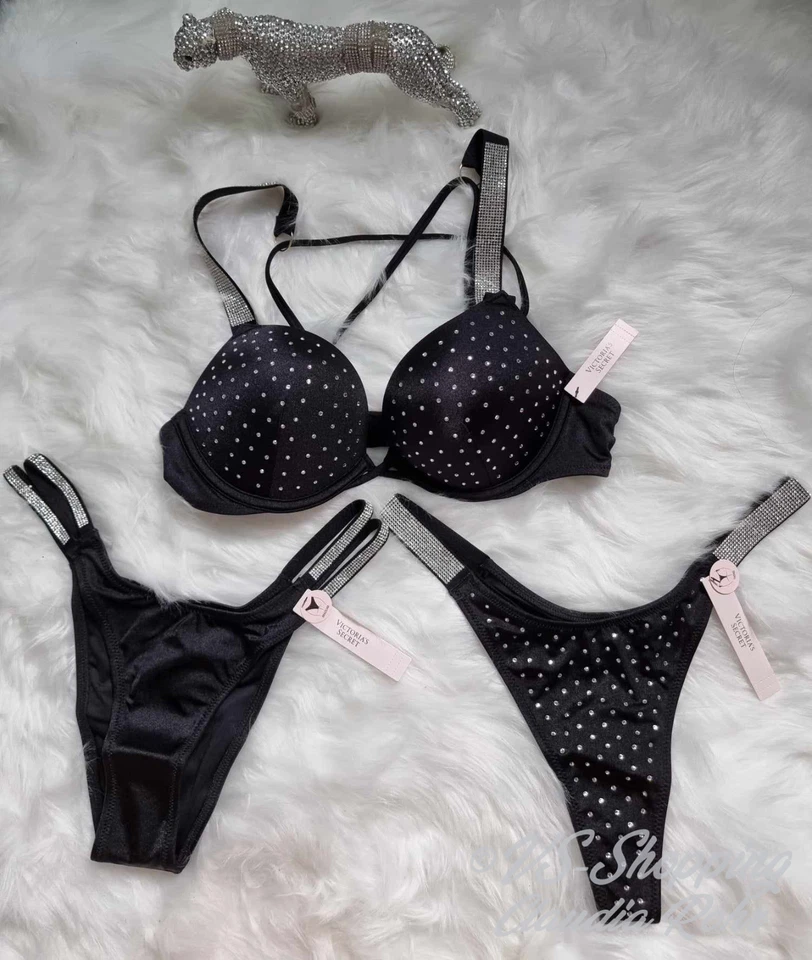 Victoria's Secret*Swim*Bomshell*Push up*2tlg*Strass*Bikini*KP 134€ - Bild 1 von 2