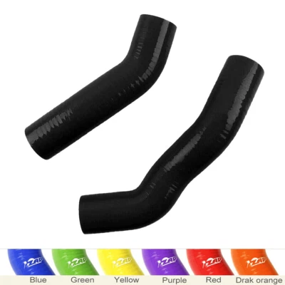 Silicone Radiator Hoses For 1979 1980 1981 1982 Mazda RX-7 RX7 12A FB SA Black - Image 1 of 4