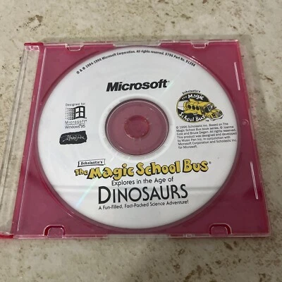 The Magic School Bus Explores in the Age of Dinosaurs  Microsoft PC CD-ROM - Image 1 of 3