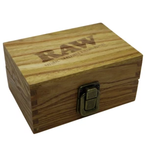 RAW 🌿 SCATOLA DI LEGNO PER ERBE E ACCESSORI 🔥 CLASSIC WOOD BOX - Imagen 1 de 2