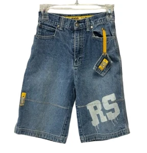 Youth RS Jeans 76RS Shorts Size 12 - Picture 1 of 14